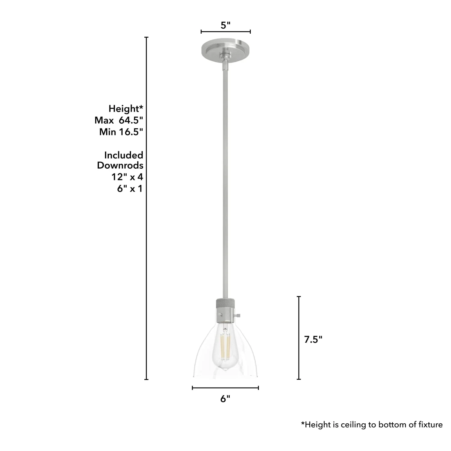 Van Nuys 1 Light Mini Pendant 8 Van Nuys 1 Light Mini Pendant