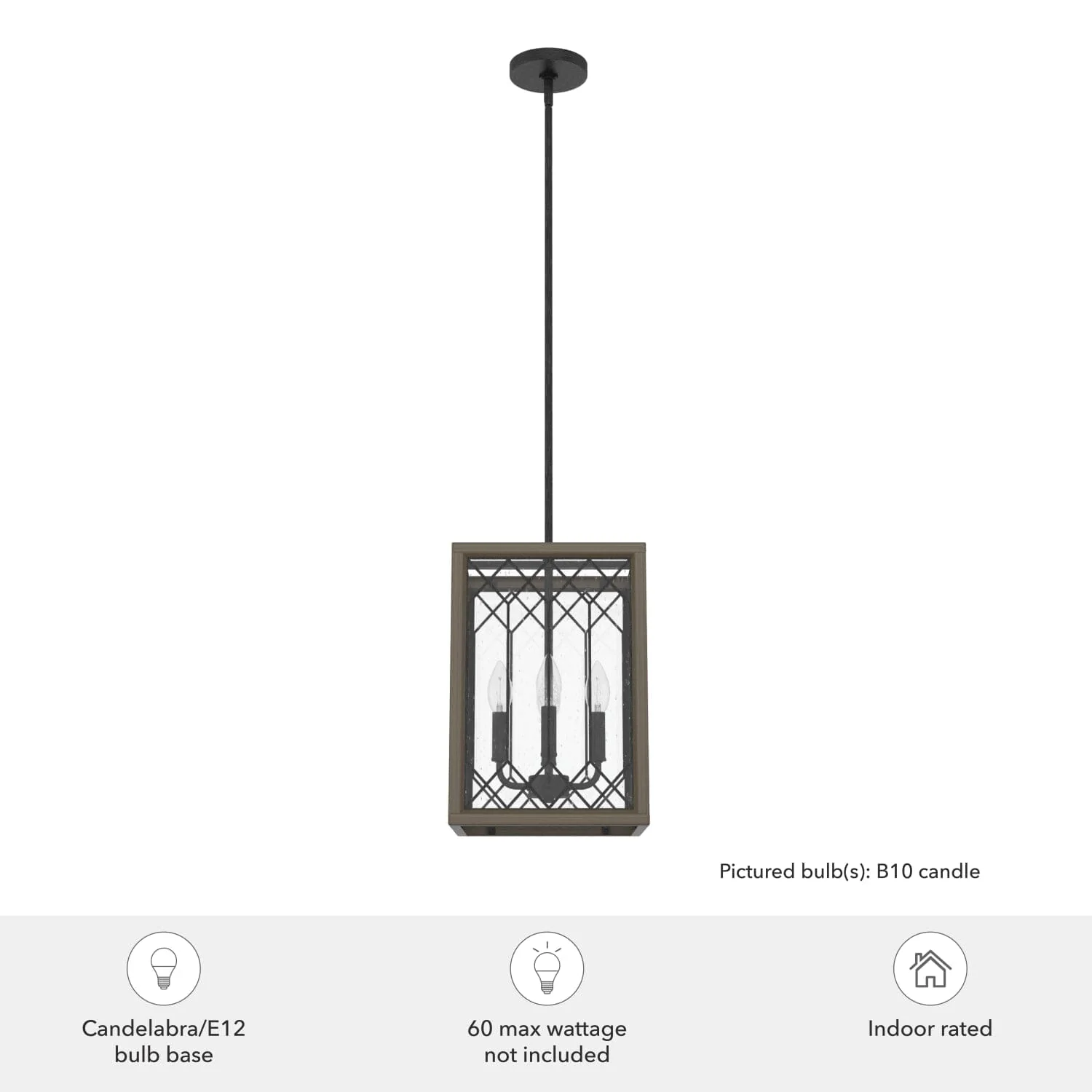 Chevron 4 Light Lantern 11 inch 5 Chevron 4 Light Lantern 11 inch