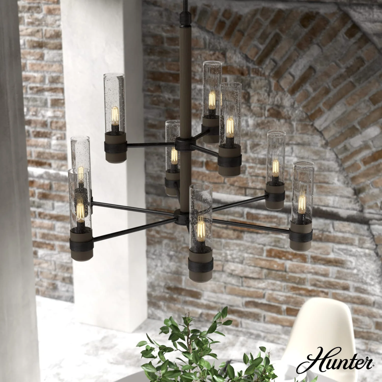 River Mill 9 Light 2-tier Chandelier 1 River Mill 9 Light 2-tier Chandelier
