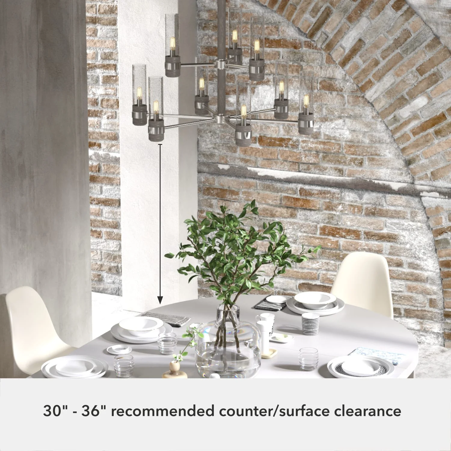 River Mill 9 Light 2-tier Chandelier 10 River Mill 9 Light 2-tier Chandelier