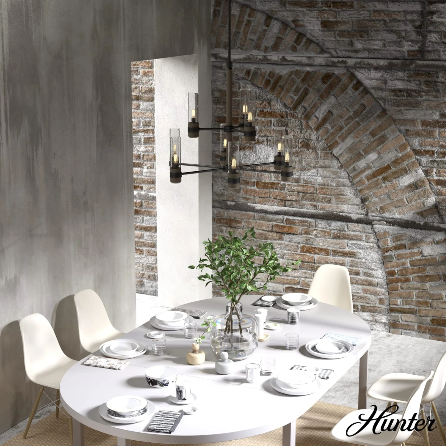 River Mill 9 Light 2-tier Chandelier 3 River Mill 9 Light 2-tier Chandelier