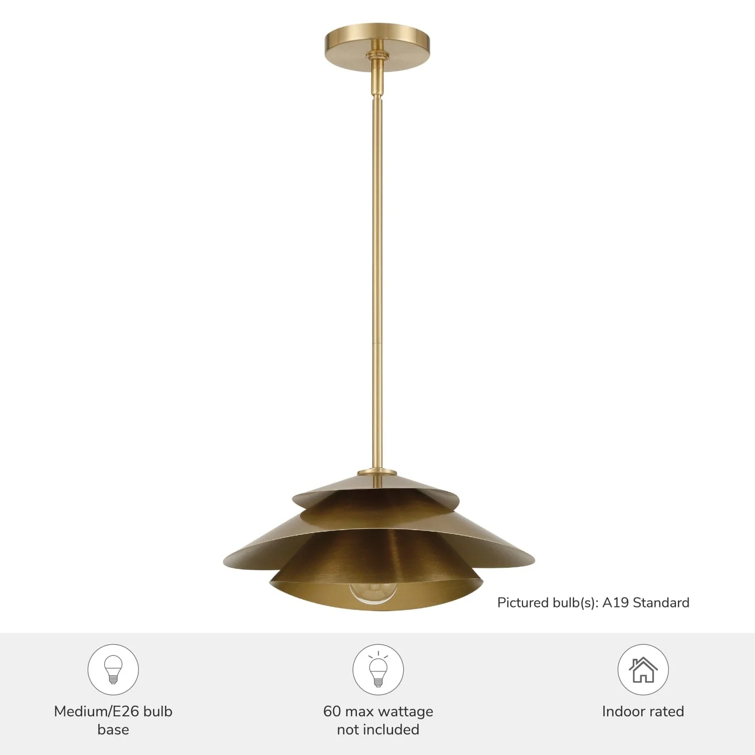 Hiro 1 Light Large 14 Inch Pendant 5 Hiro 1 Light Large 14 Inch Pendant
