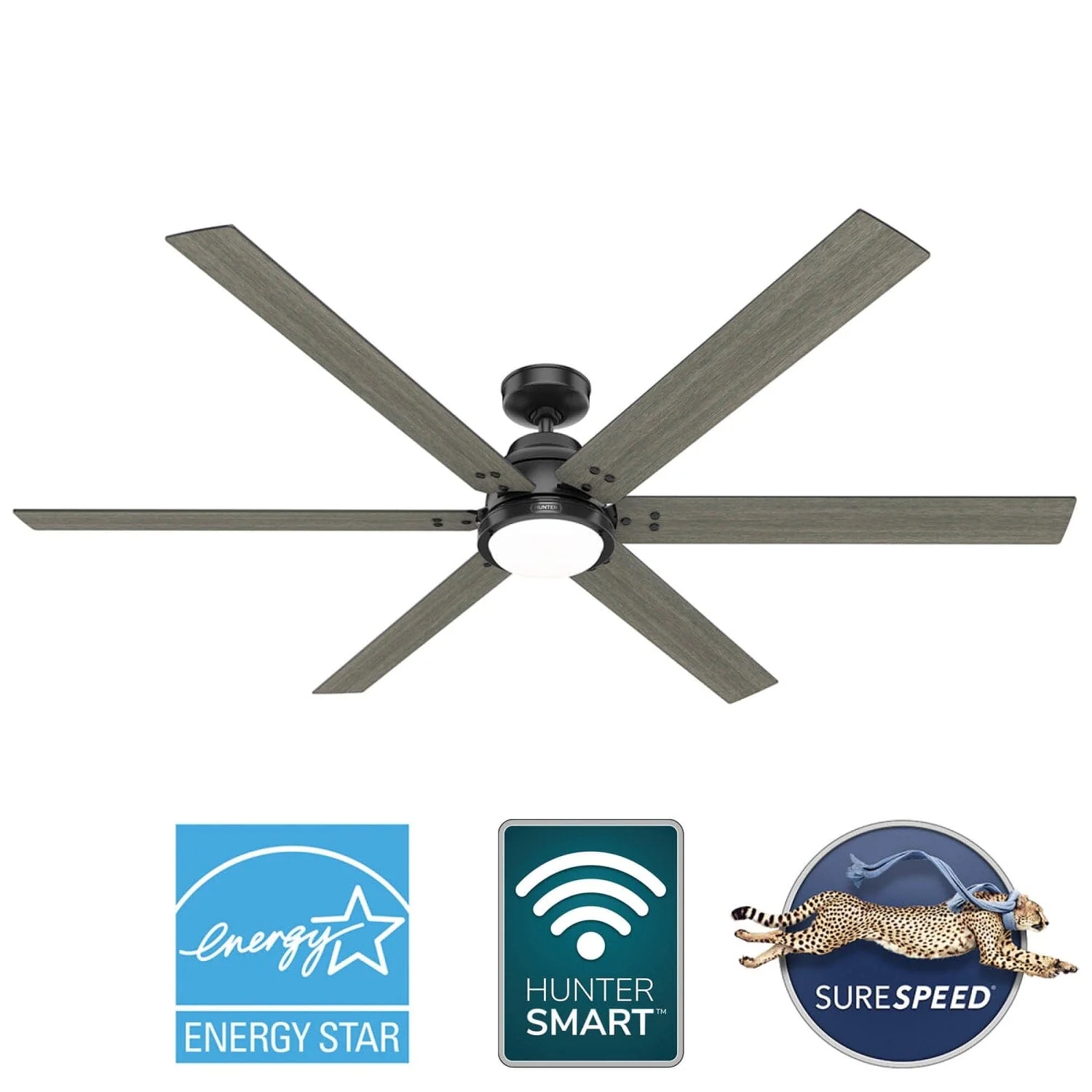 Gravity Indoor Smart Fan ENERGY STAR with LED light 72 inch with Remote 45 Gravity Indoor Smart Fan ENERGY STAR with LED light 72 inch with Remote