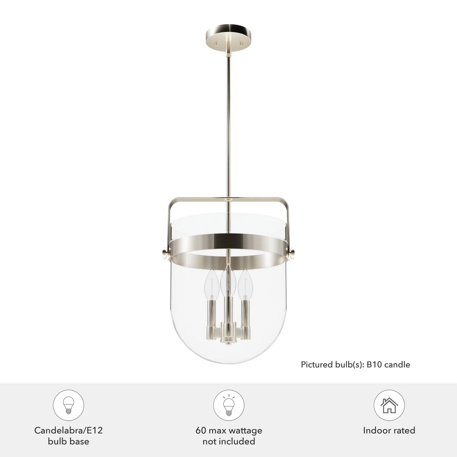 Karloff 3 Light Pendant 13 inch 7 Karloff 3 Light Pendant 13 inch