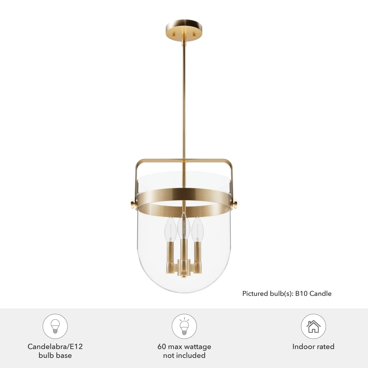 Karloff 3 Light Pendant 13 inch 8 Karloff 3 Light Pendant 13 inch
