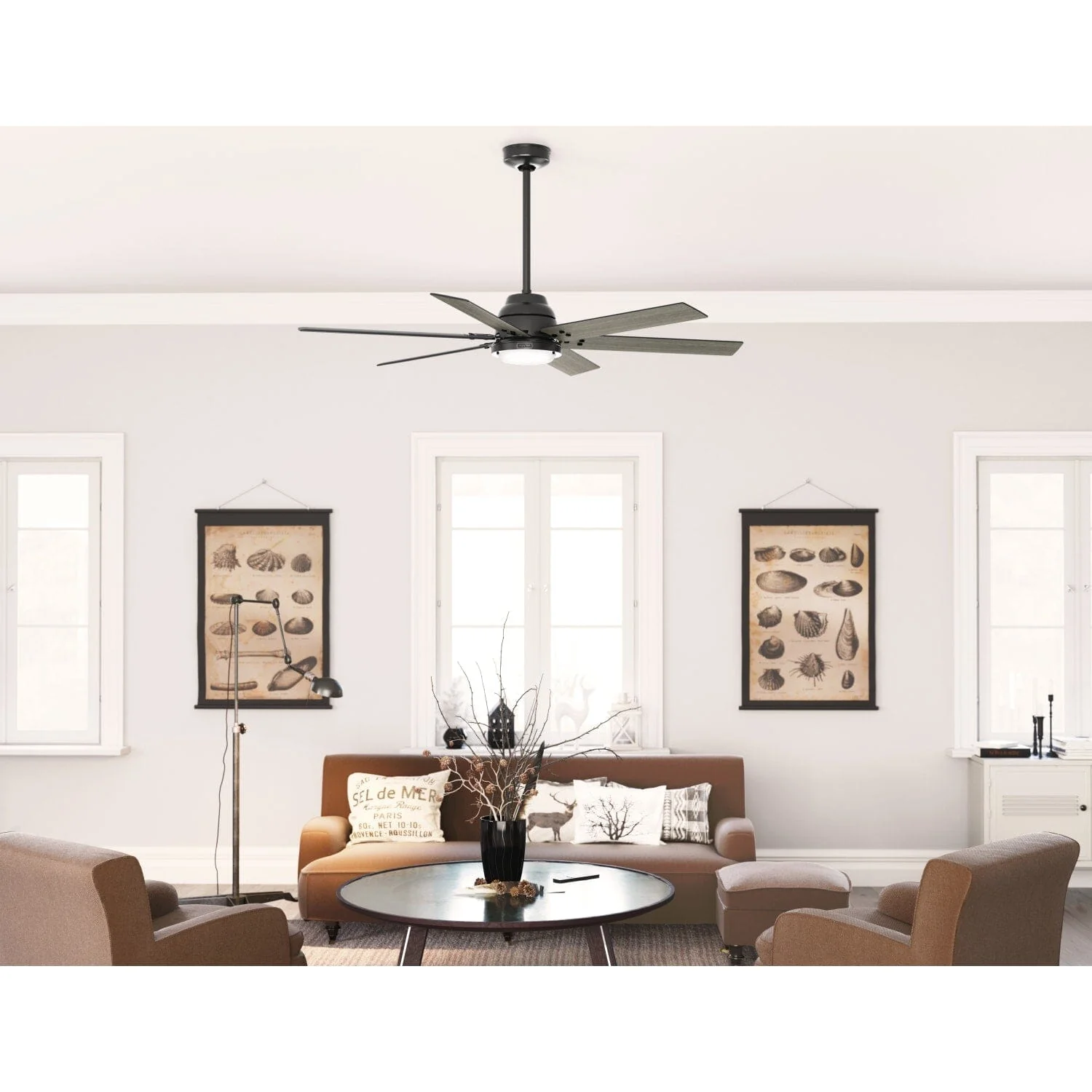 Gravity Indoor Smart Fan ENERGY STAR with LED light 60 inch with Remote 7 Gravity Indoor Smart Fan ENERGY STAR with LED light 60 inch with Remote