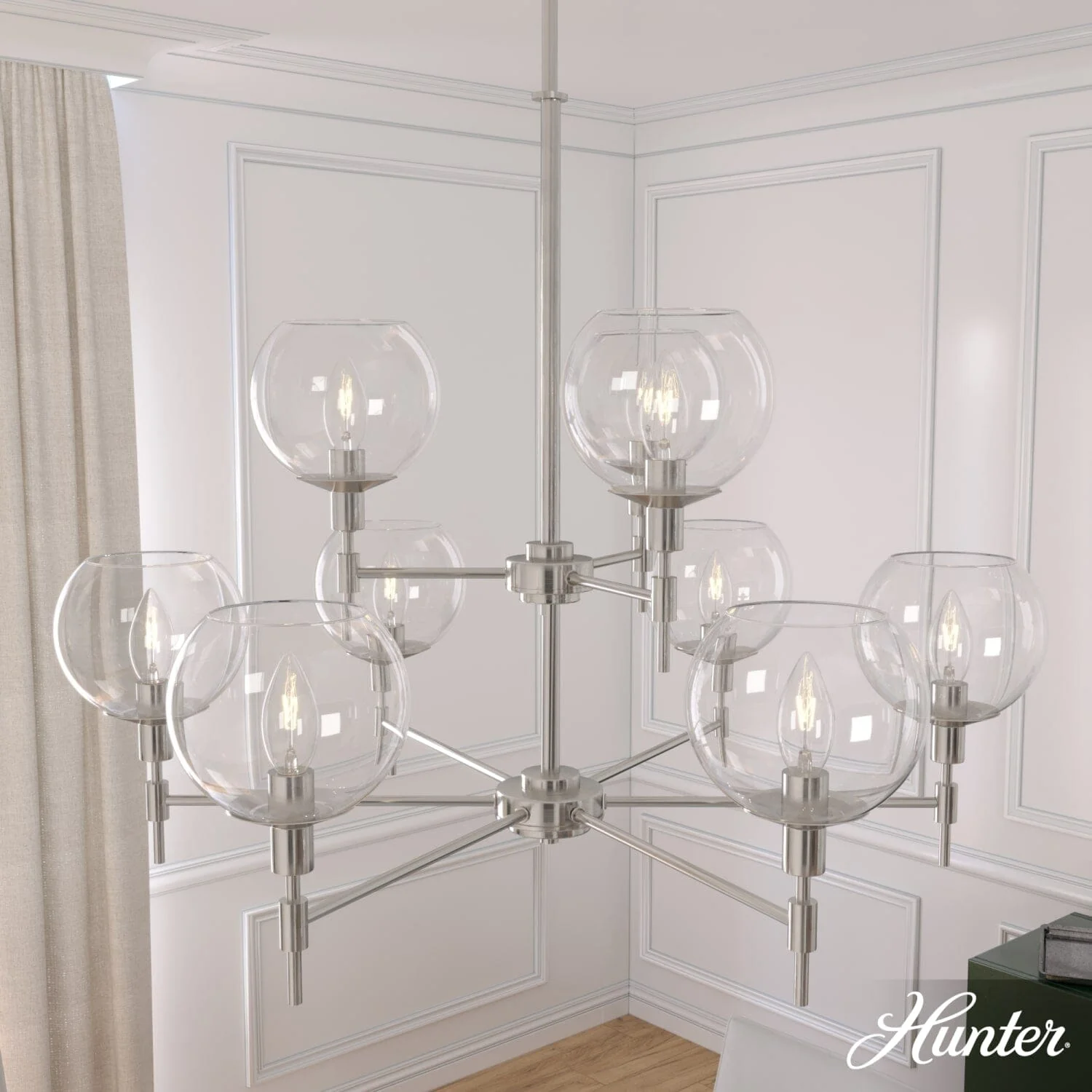Xidane 9 Light 2 Tier Chandelier