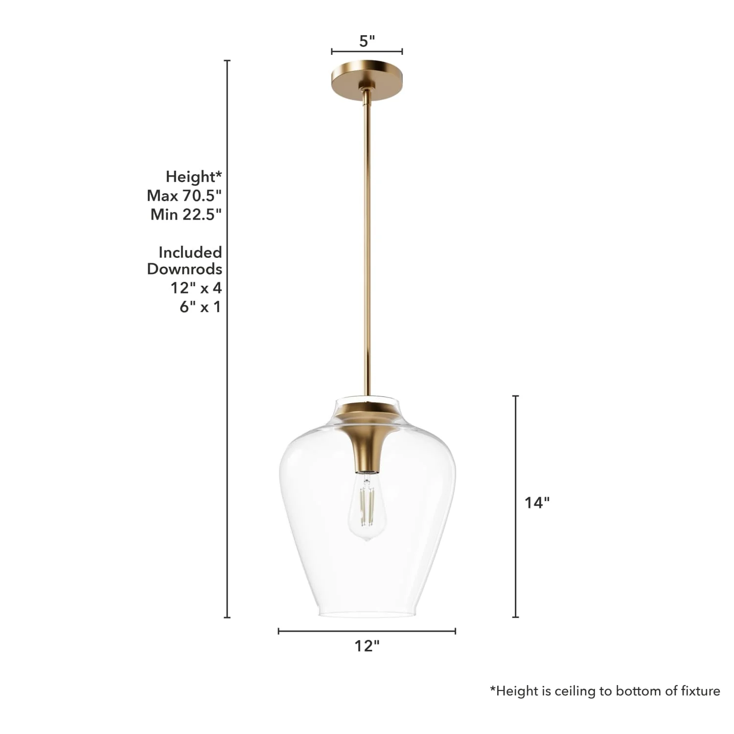 Vidria 1 Light 12 Inch Pendant 10 Vidria 1 Light 12 Inch Pendant
