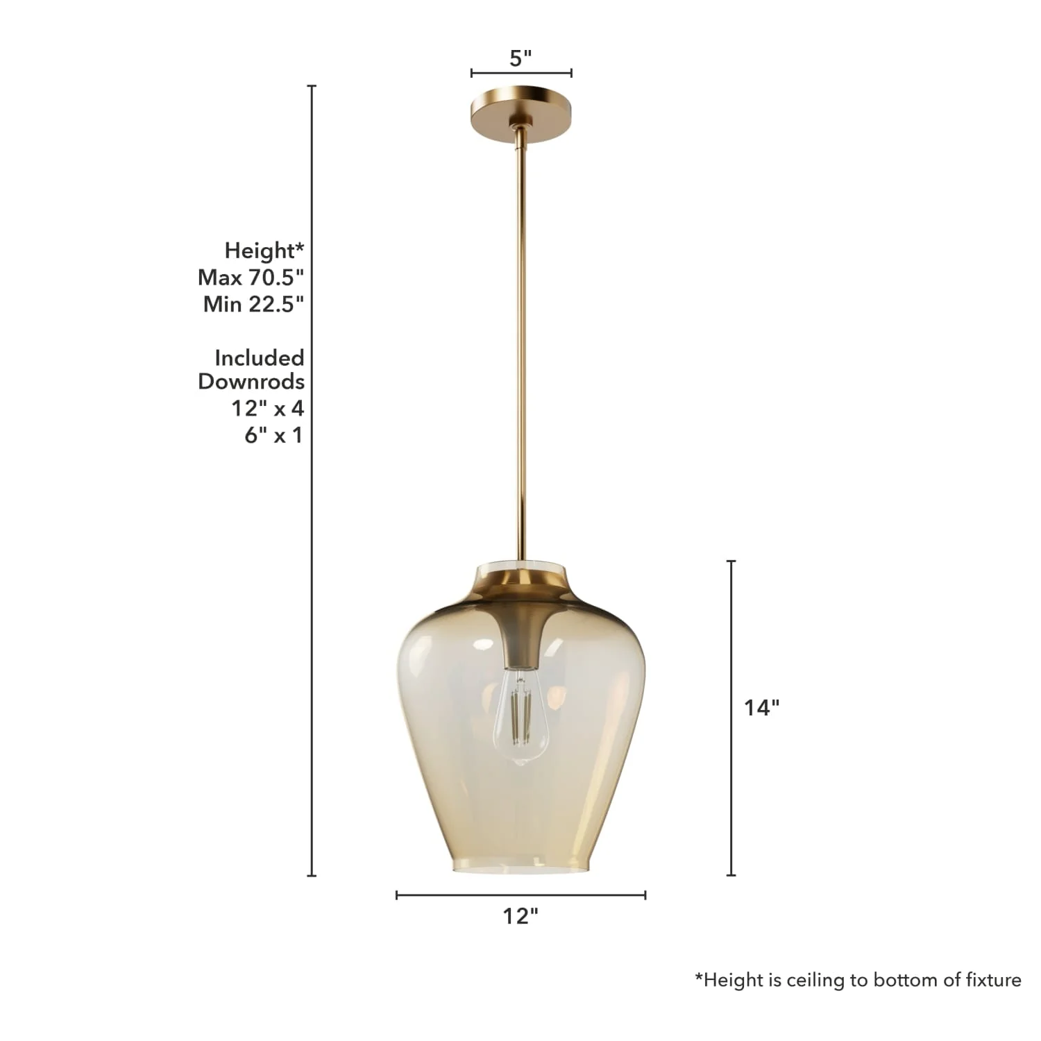 Vidria 1 Light 12 Inch Pendant 11 Vidria 1 Light 12 Inch Pendant