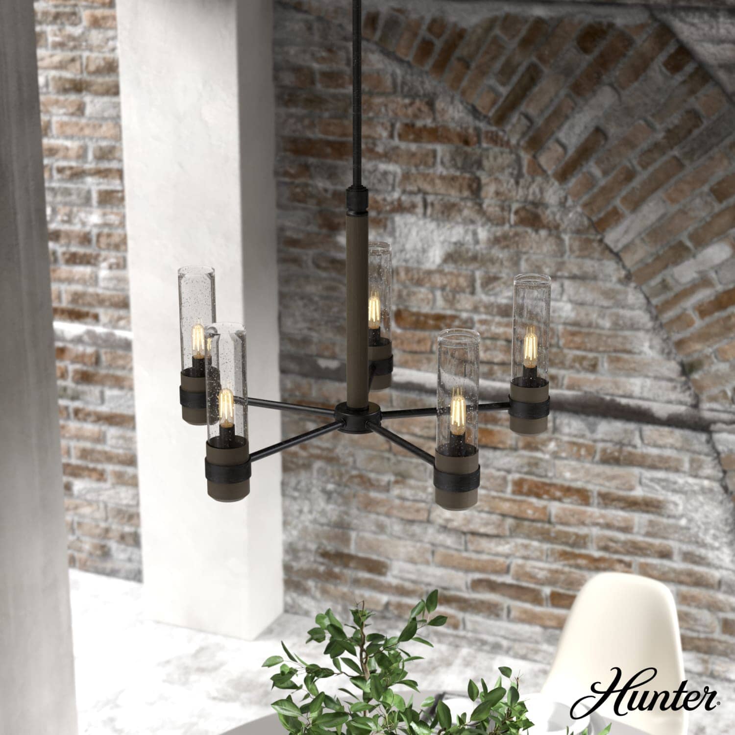 River Mill 5 Light Chandelier 1 River Mill 5 Light Chandelier