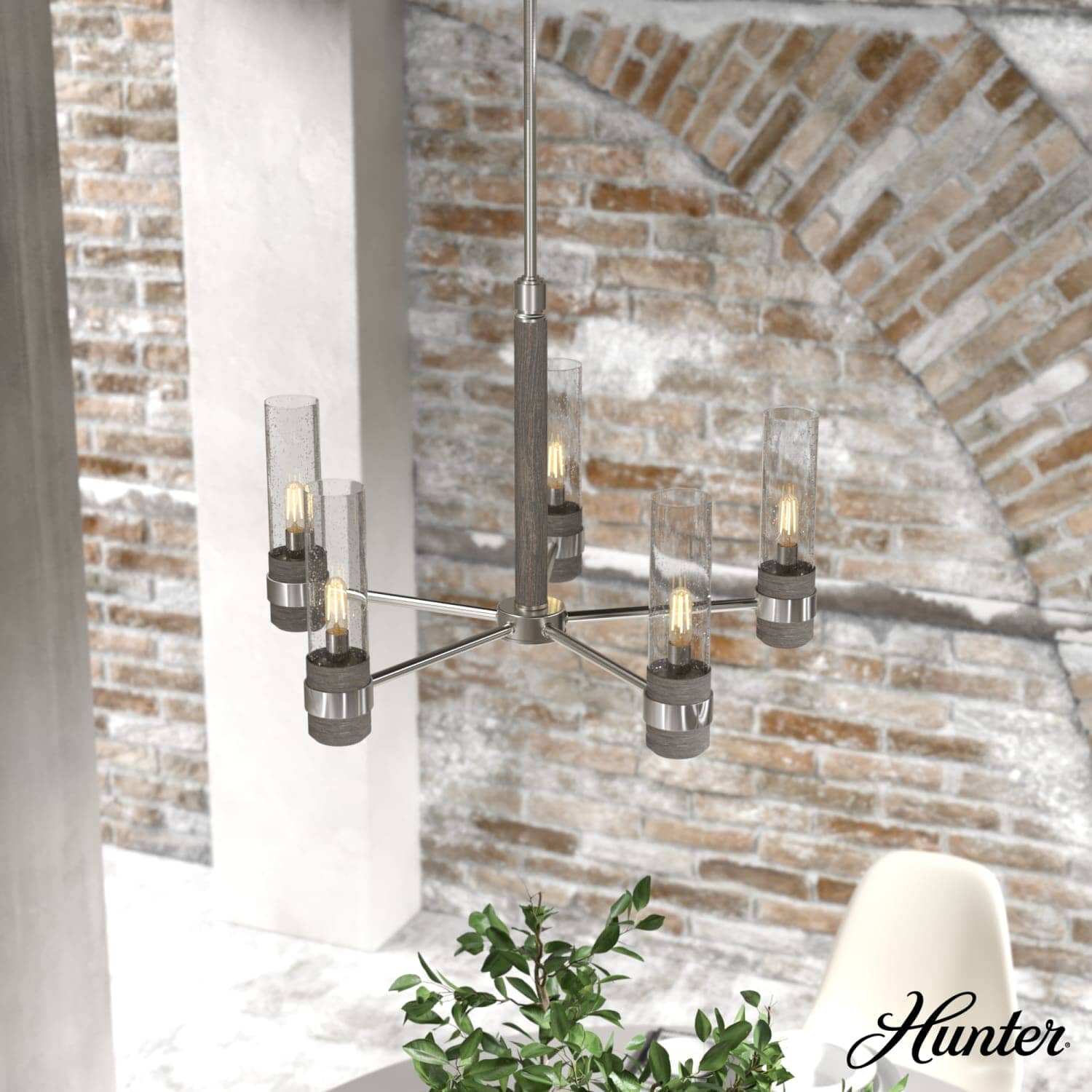 River Mill 5 Light Chandelier 2 River Mill 5 Light Chandelier