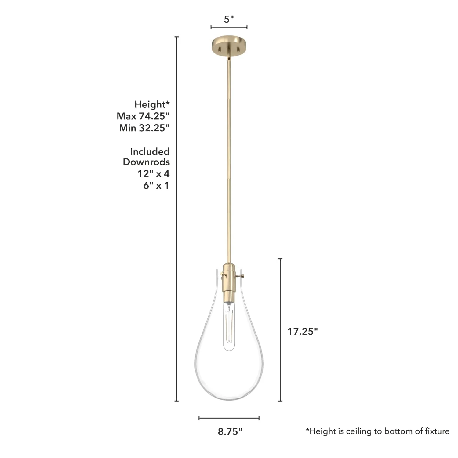 Lundin 1 Light Pendant 9 inch 4 Lundin 1 Light Pendant 9 inch