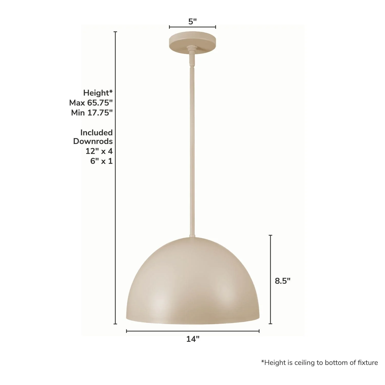 Erling 1 Light Medium 14 Inch Pendant 10 Erling 1 Light Medium 14 Inch Pendant