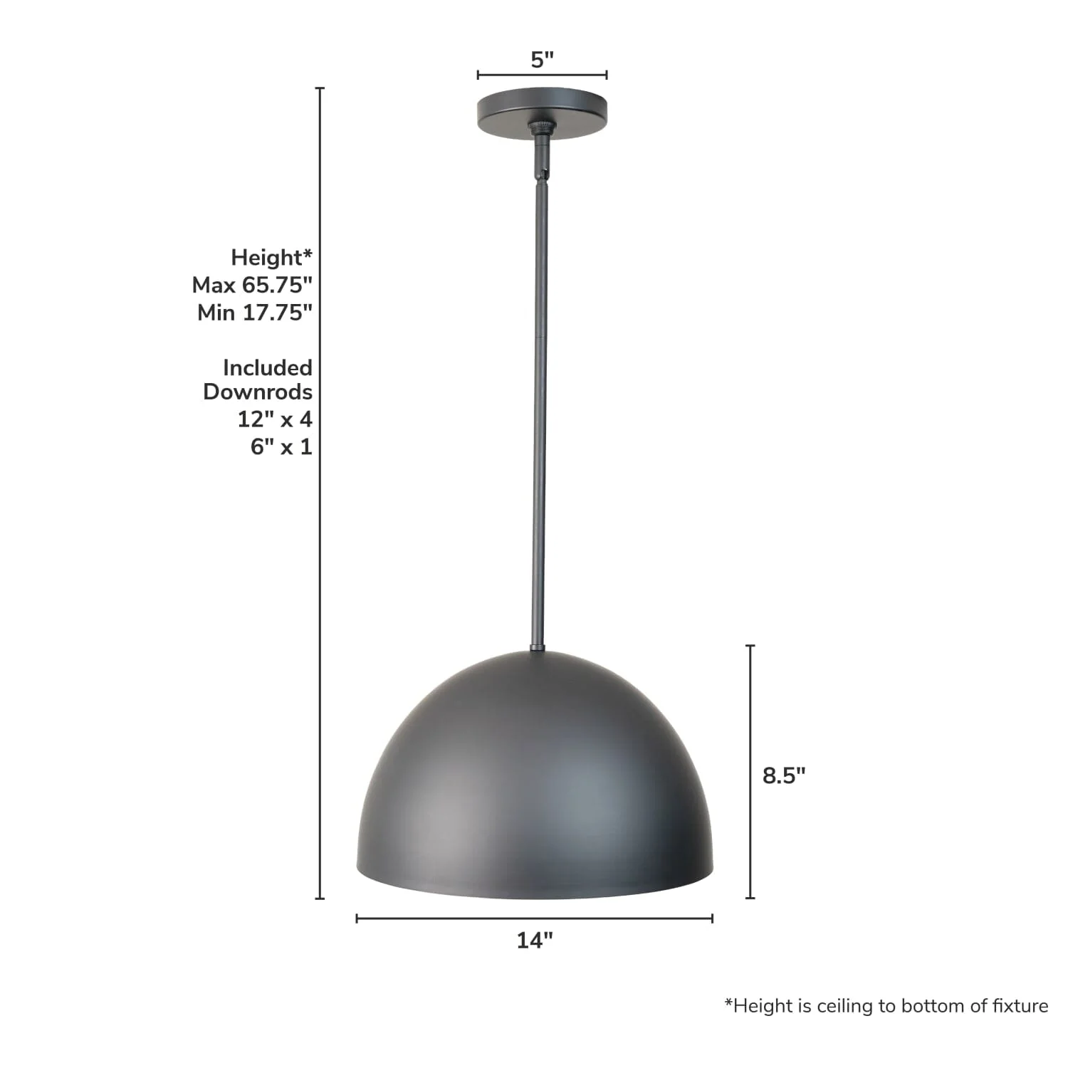 Erling 1 Light Medium 14 Inch Pendant 12 Erling 1 Light Medium 14 Inch Pendant