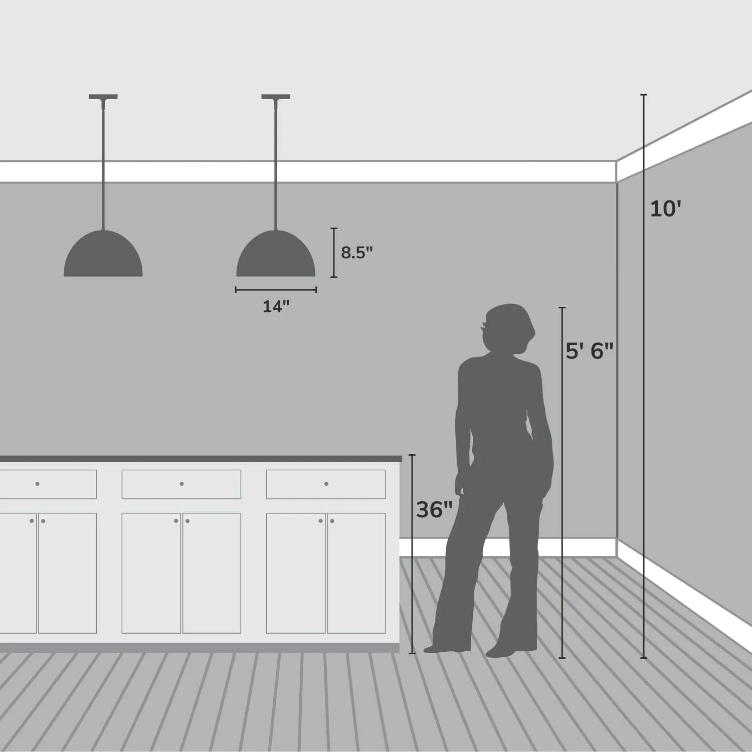 Erling 1 Light Medium 14 Inch Pendant 14 Erling 1 Light Medium 14 Inch Pendant