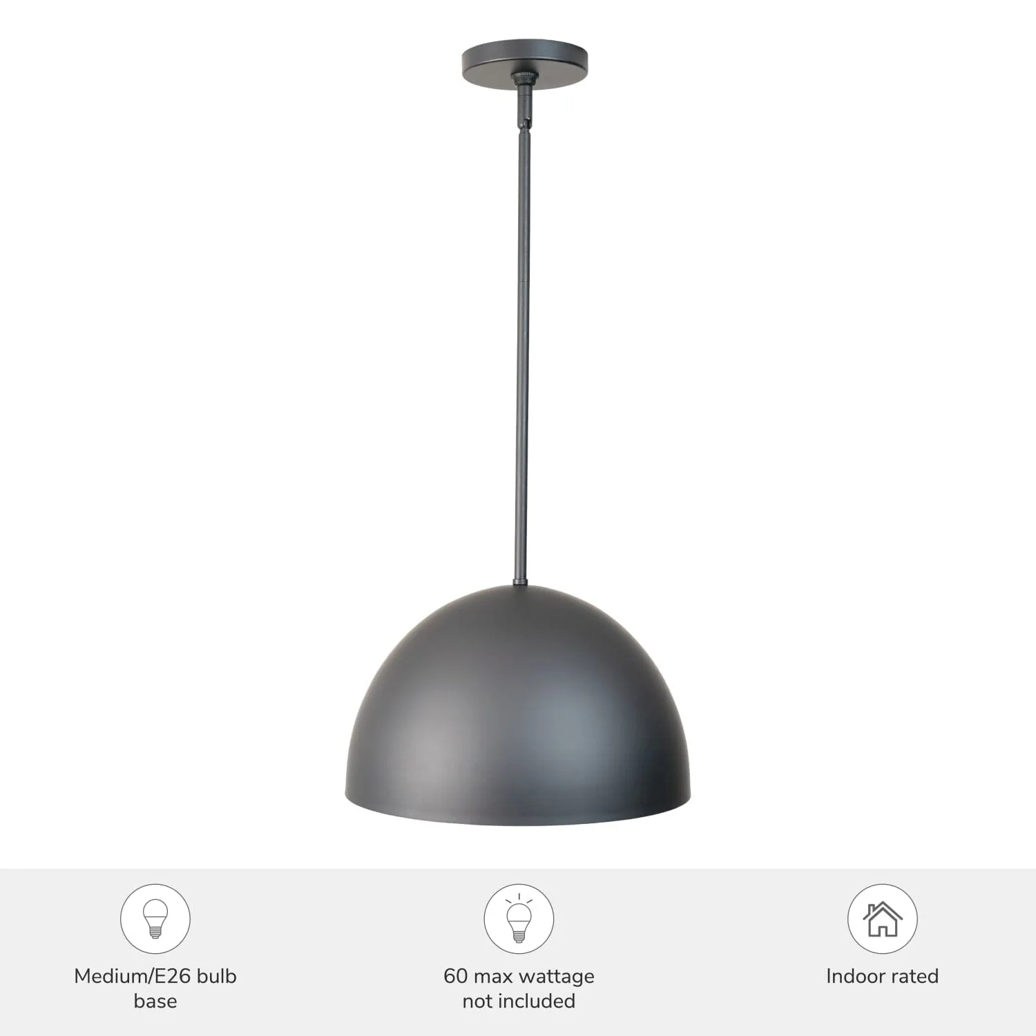 Erling 1 Light Medium 14 Inch Pendant 9 Erling 1 Light Medium 14 Inch Pendant