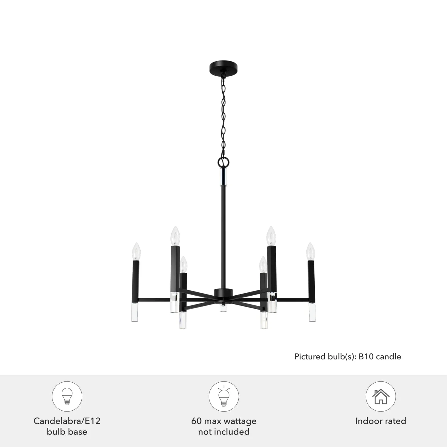 Sunjai 6 Light Chandelier 5 Sunjai 6 Light Chandelier