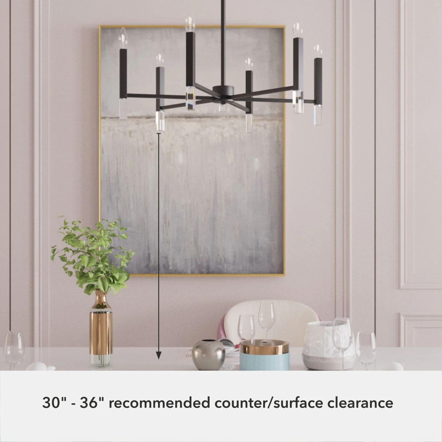 Sunjai 6 Light Chandelier 9 Sunjai 6 Light Chandelier