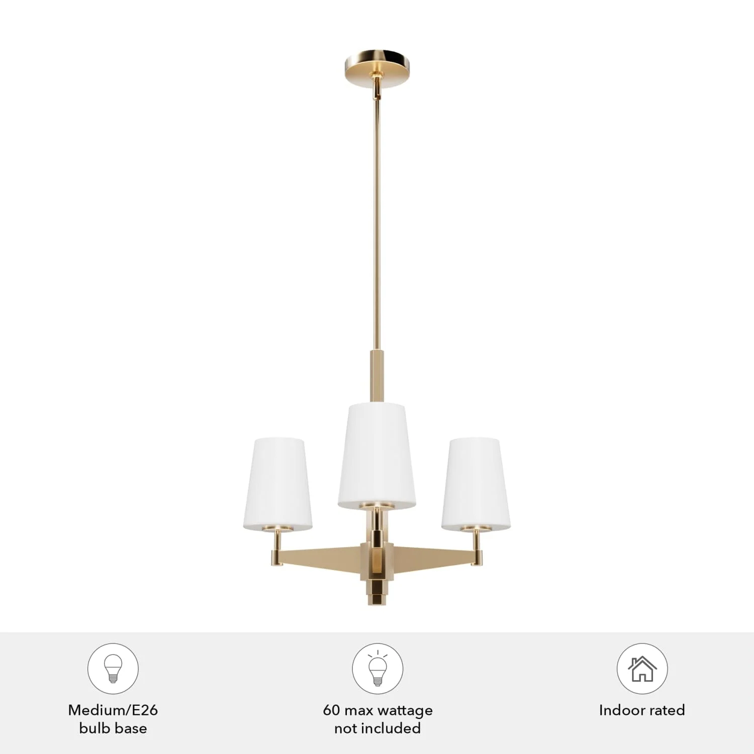 Nolita 3 Light Chandelier 5 Nolita 3 Light Chandelier