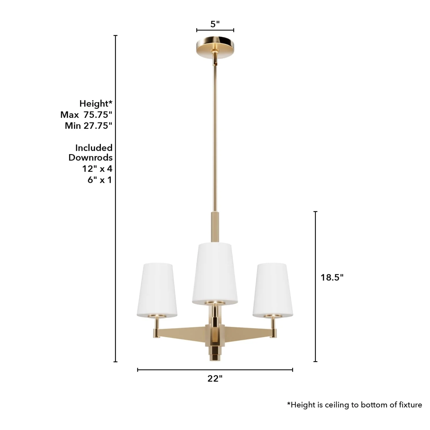Nolita 3 Light Chandelier 7 Nolita 3 Light Chandelier