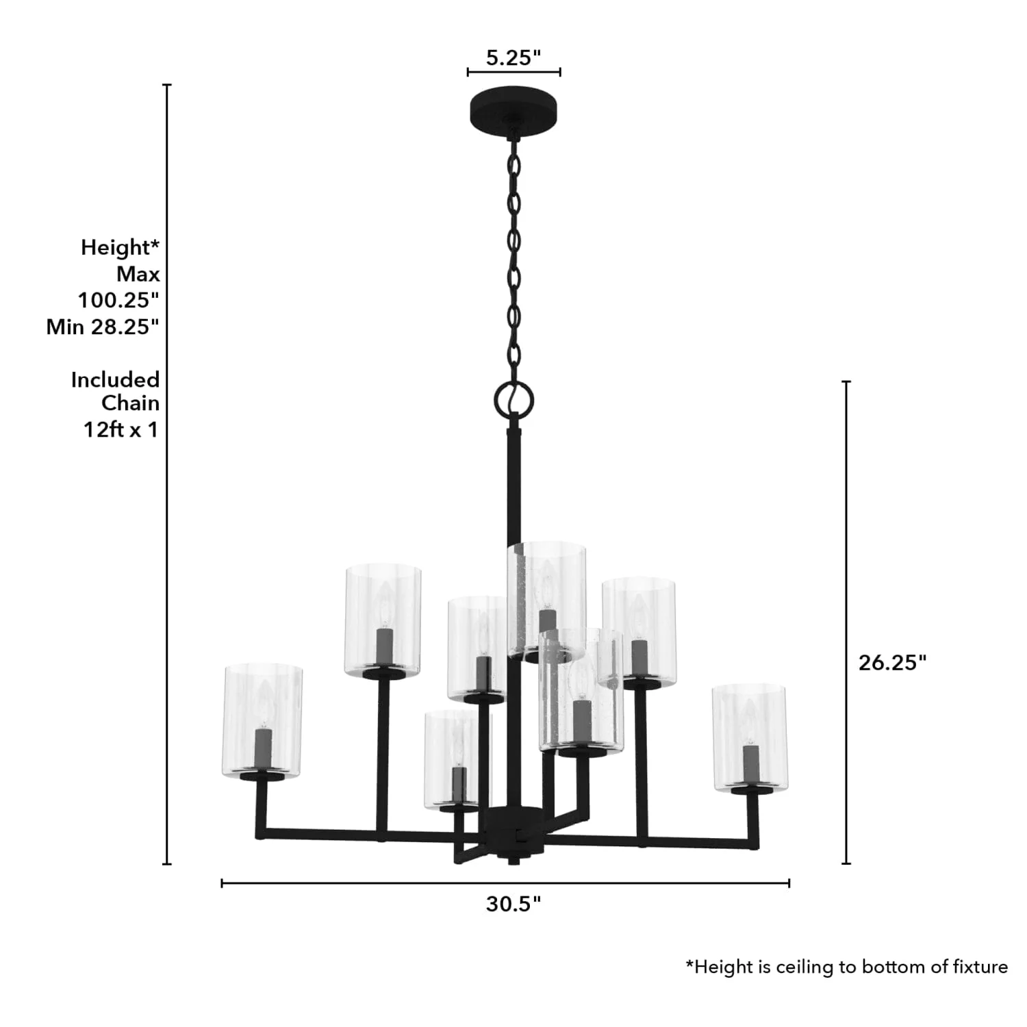 Kerrison 8 Light Chandelier 4 Kerrison 8 Light Chandelier