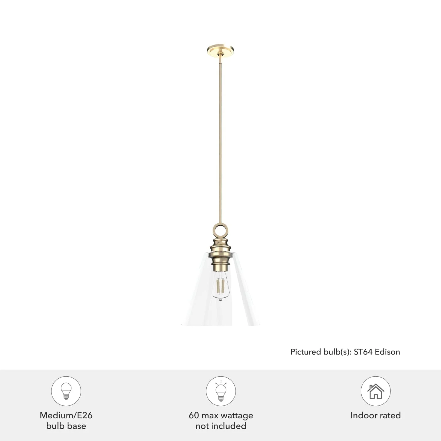 Klein 1 Light Glass Pendant 14 inch 6 Klein 1 Light Glass Pendant 14 inch