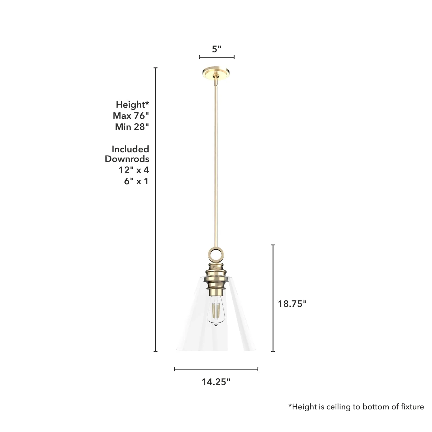 Klein 1 Light Glass Pendant 14 inch 8 Klein 1 Light Glass Pendant 14 inch
