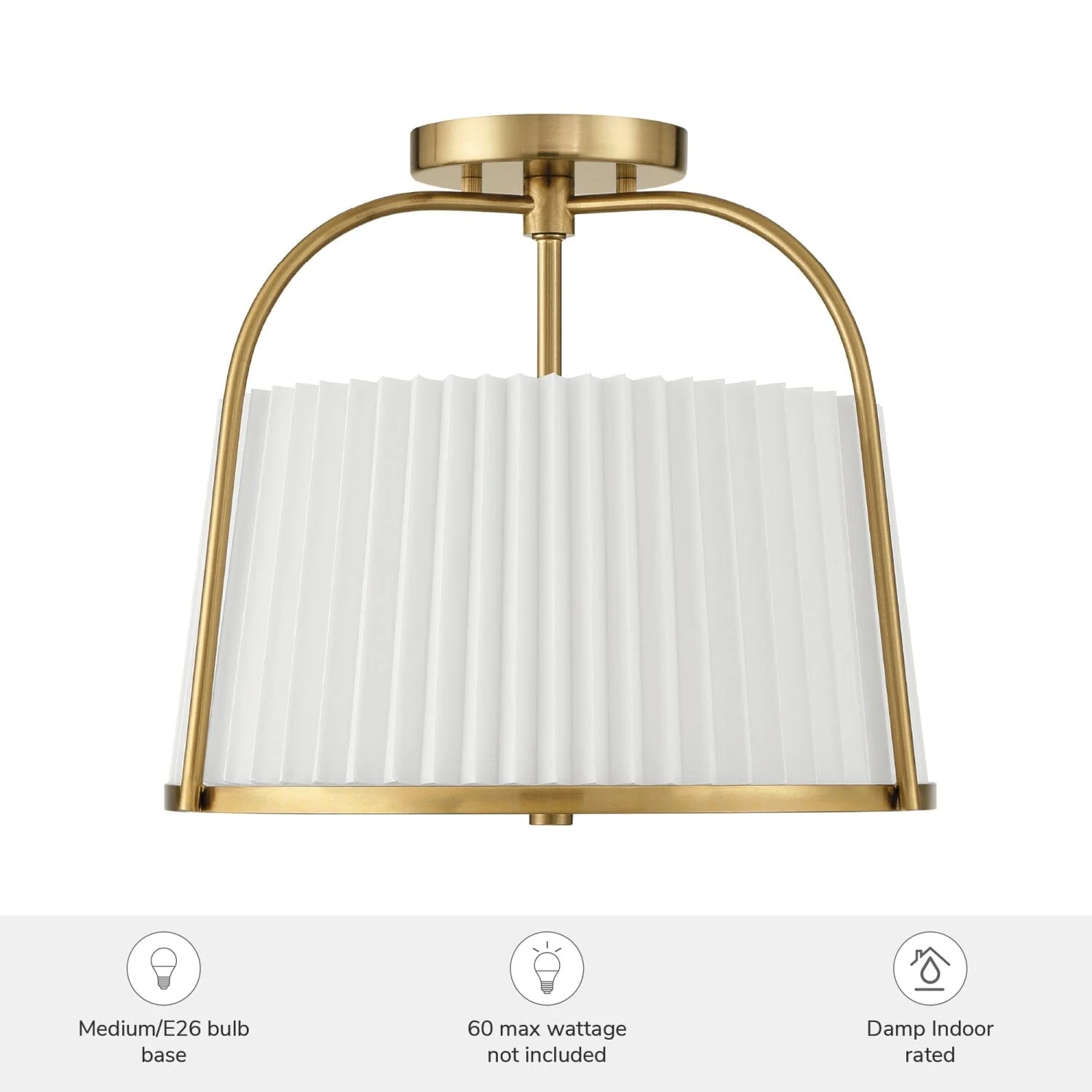 Atmore 2 Light Large 15 Inch Semi Flush 3 Atmore 2 Light Large 15 Inch Semi Flush