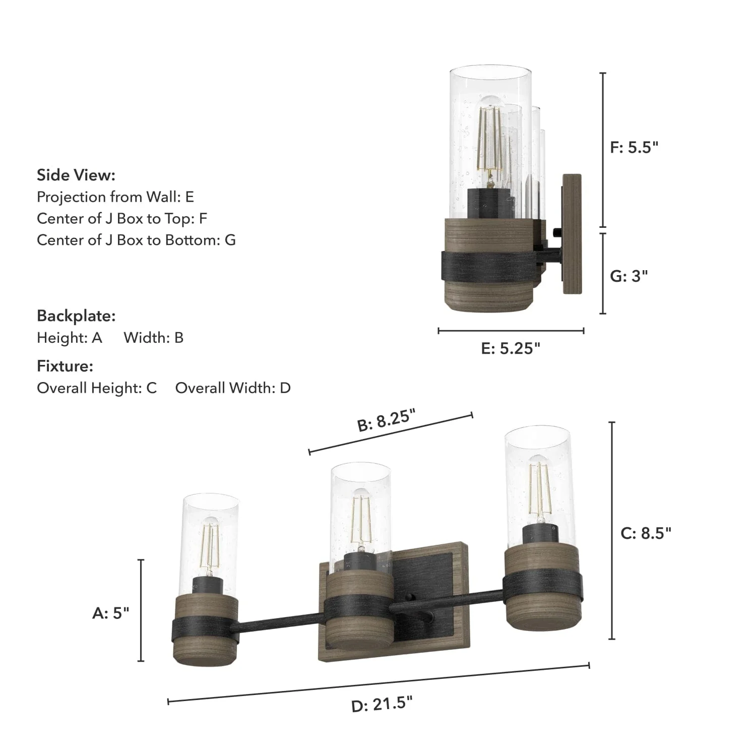 River Mill 3 Light Vanity 5 River Mill 3 Light Vanity