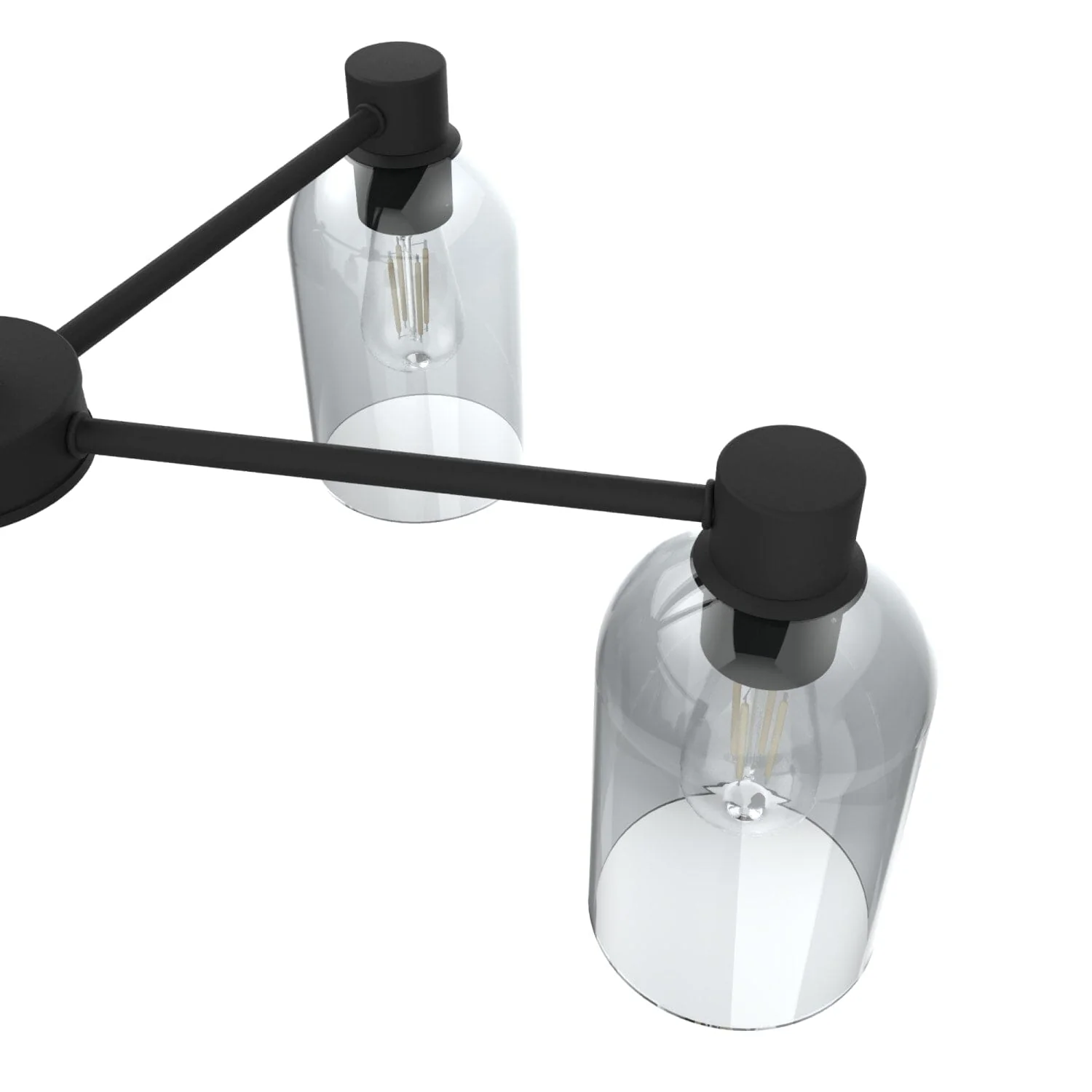 Lochemeade Smoked Glass 5 Light Chandelier 11 Lochemeade Smoked Glass 5 Light Chandelier
