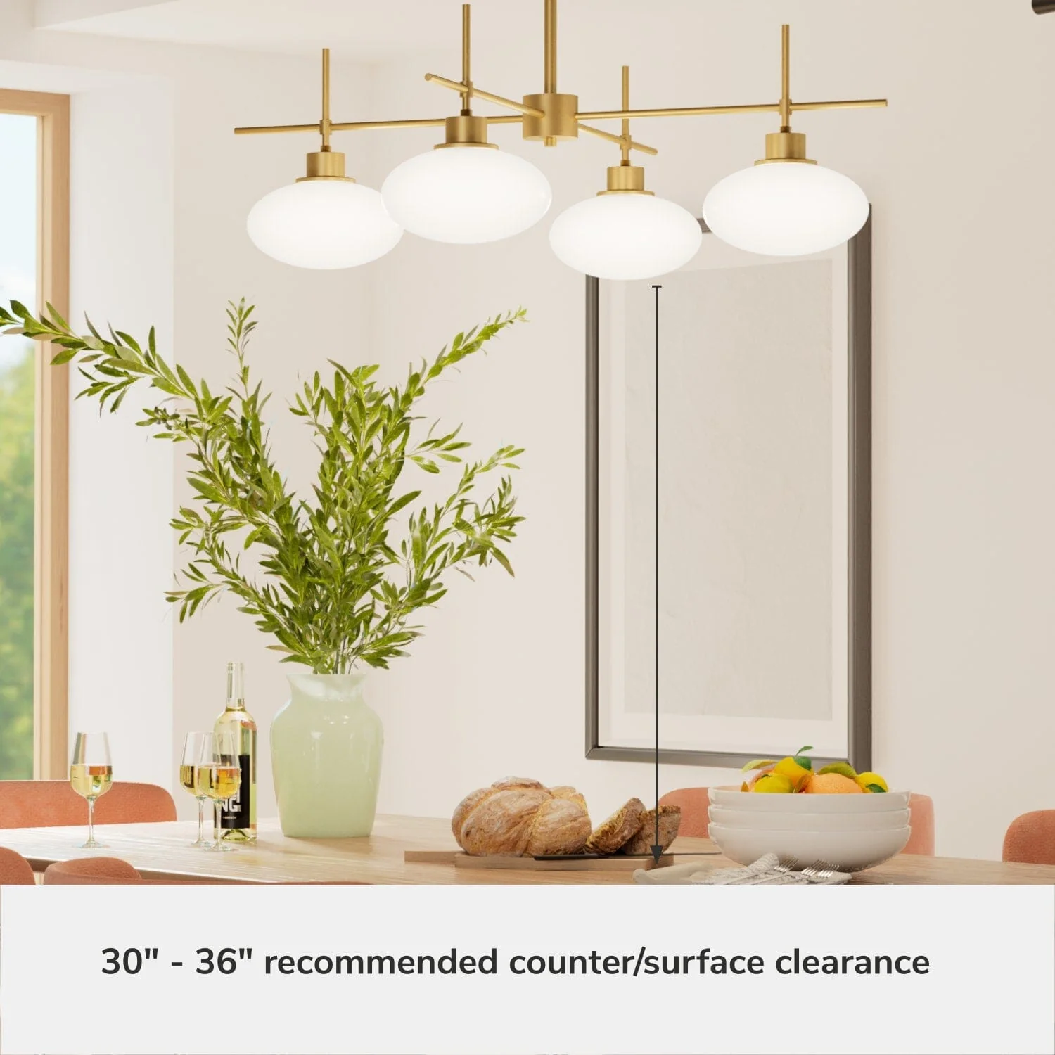 Getty Jasmine Roth 4 Light Large 34 Inch Chandelier 7 Getty Jasmine Roth 4 Light Large 34 Inch Chandelier