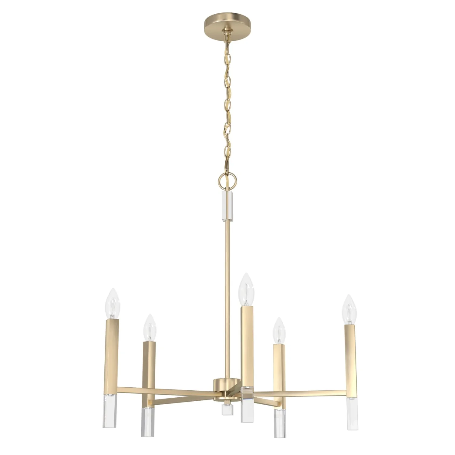 Sunjai 5 Light Chandelier 7 Sunjai 5 Light Chandelier