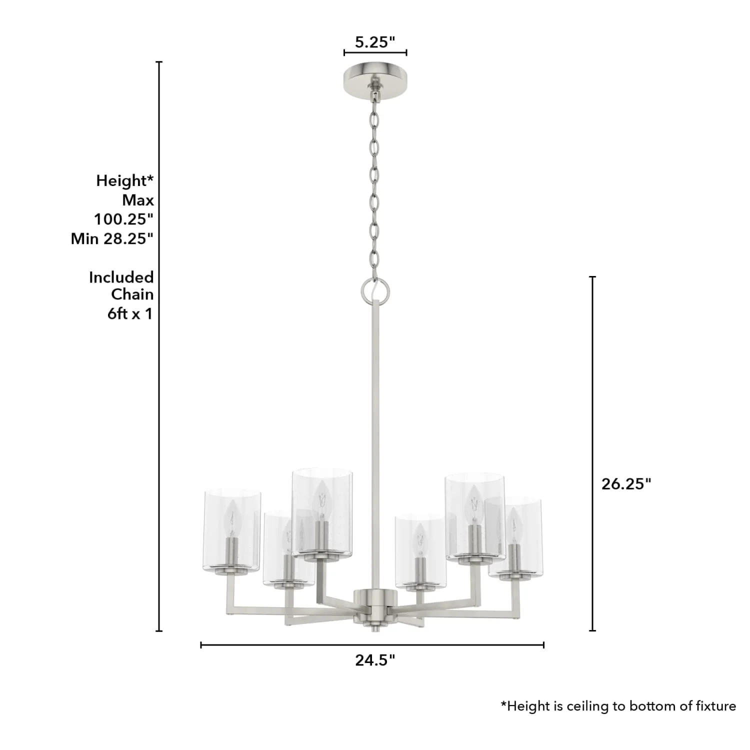 Kerrison 6 Light Chandelier 8 Kerrison 6 Light Chandelier