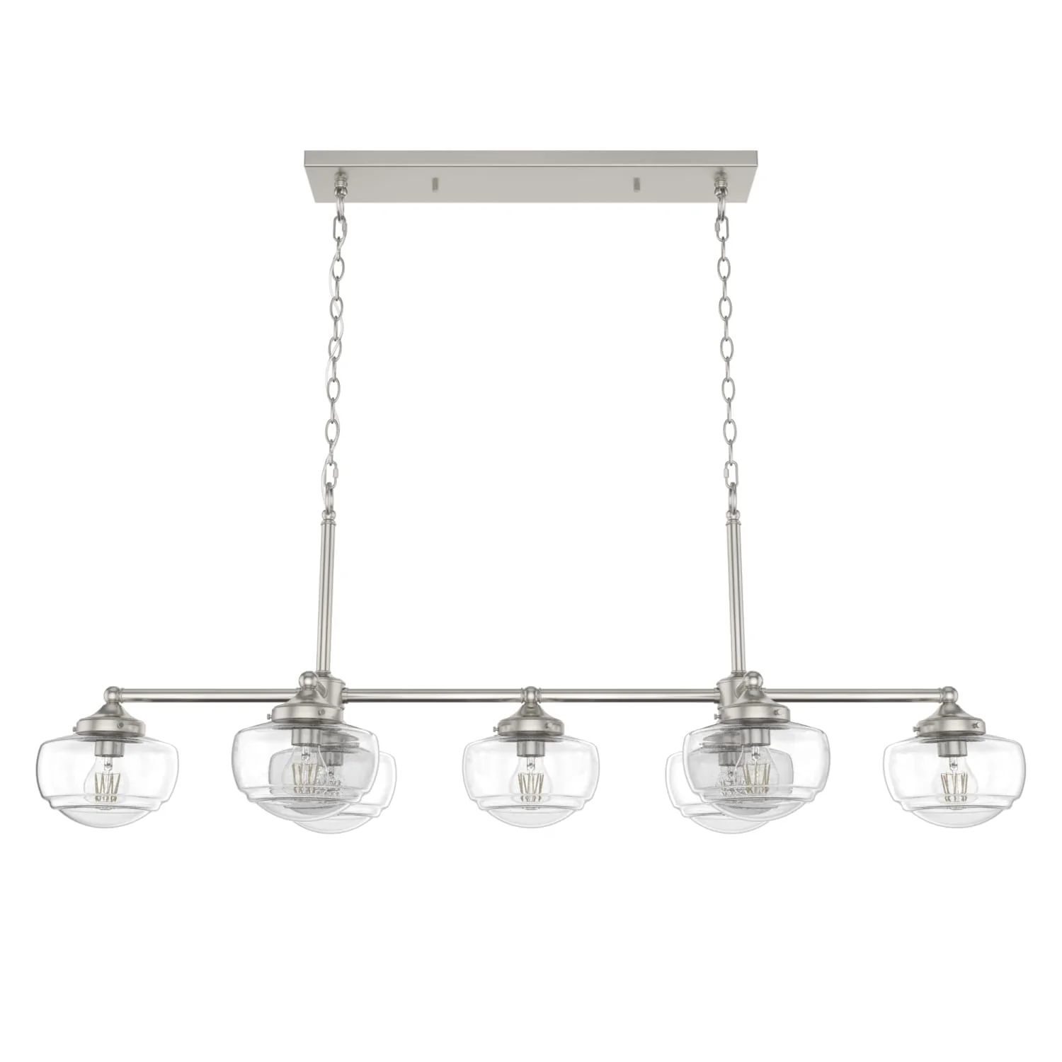 Saddle Creek 7 Light Linear Chandelier 7 Saddle Creek 7 Light Linear Chandelier