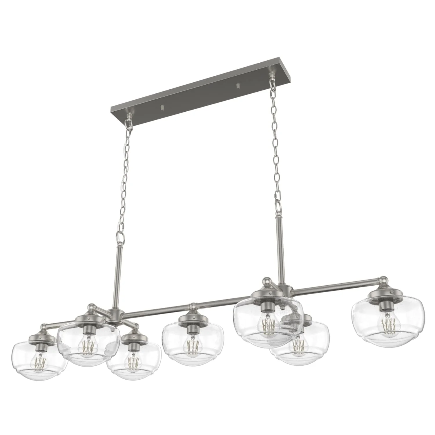 Saddle Creek 7 Light Linear Chandelier 8 Saddle Creek 7 Light Linear Chandelier
