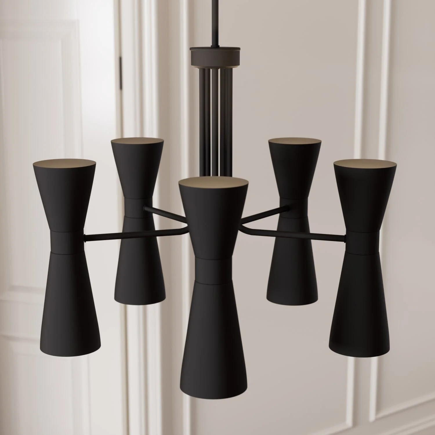 Zola Up and Down 10 Light 26 Inch Chandelier