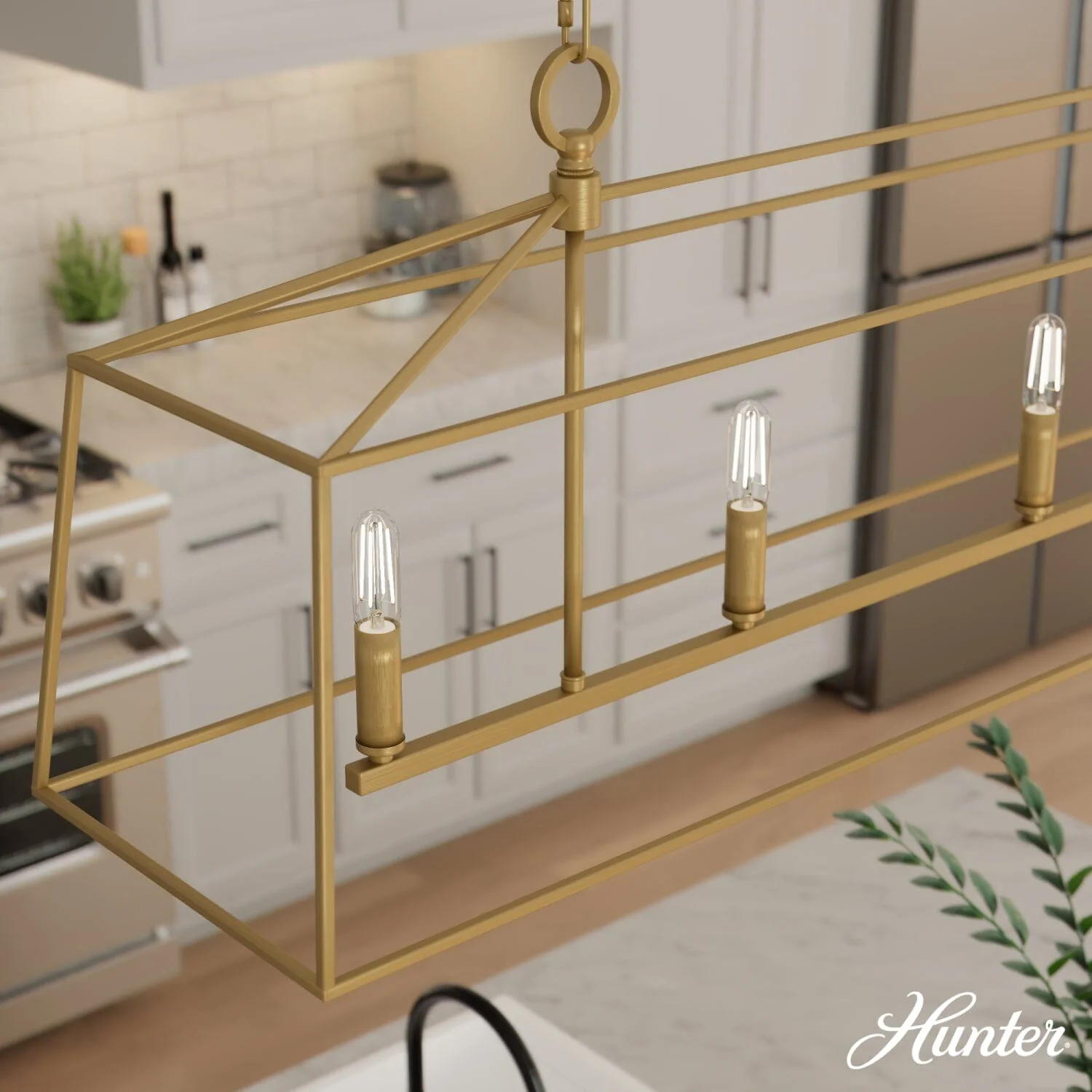 Fair Oaks 4 Light Linear Chandelier 1 Fair Oaks 4 Light Linear Chandelier