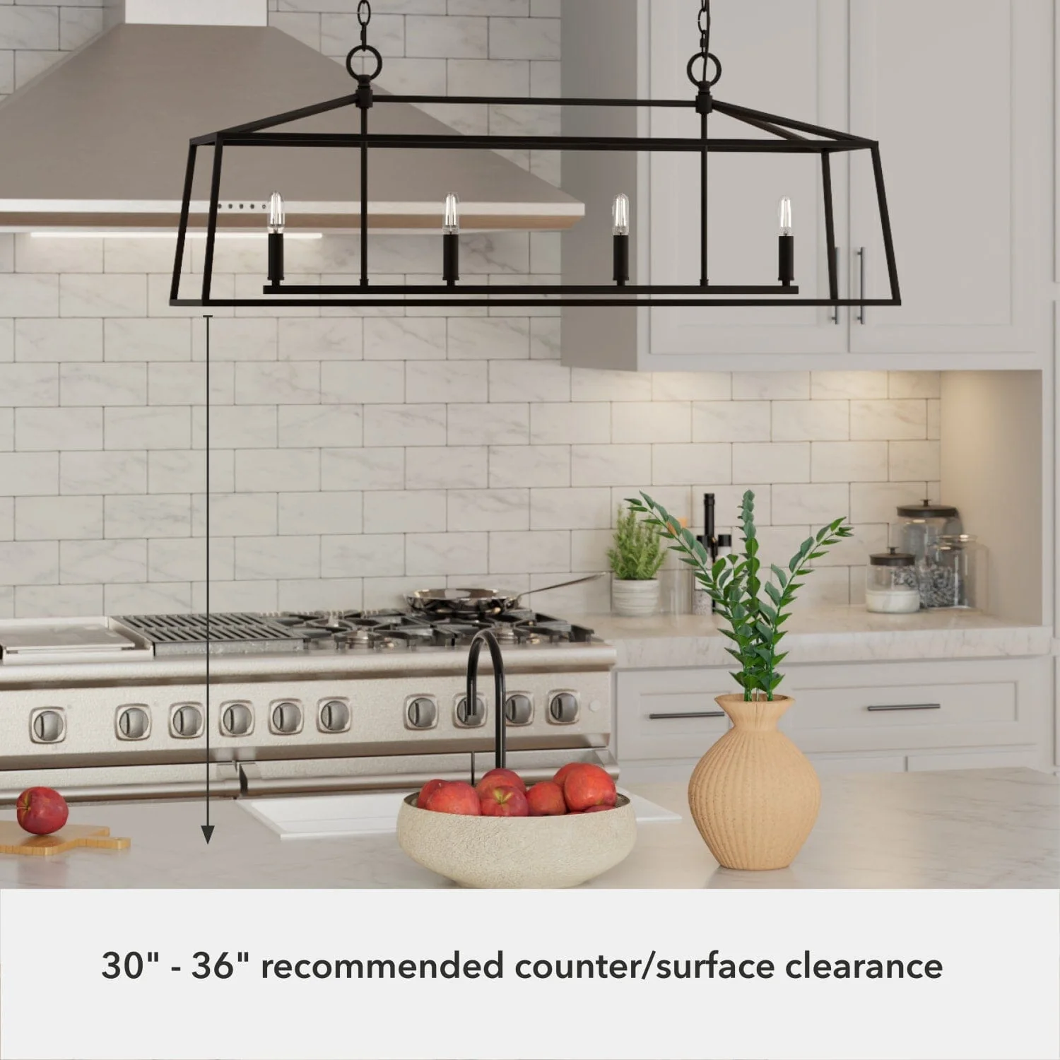 Fair Oaks 4 Light Linear Chandelier 10 Fair Oaks 4 Light Linear Chandelier