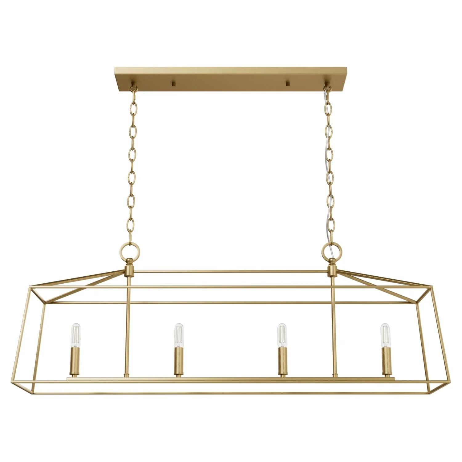 Fair Oaks 4 Light Linear Chandelier 12 Fair Oaks 4 Light Linear Chandelier