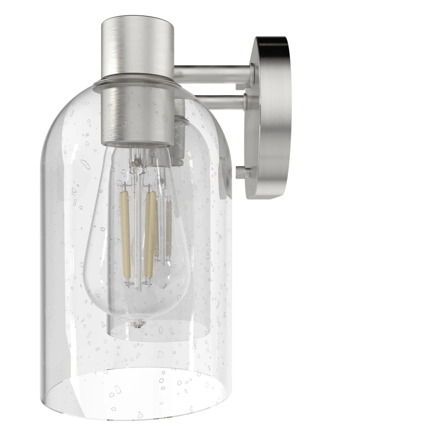 Lochemeade Clear Seeded Glass 2 Light Vanity 14 Lochemeade Clear Seeded Glass 2 Light Vanity