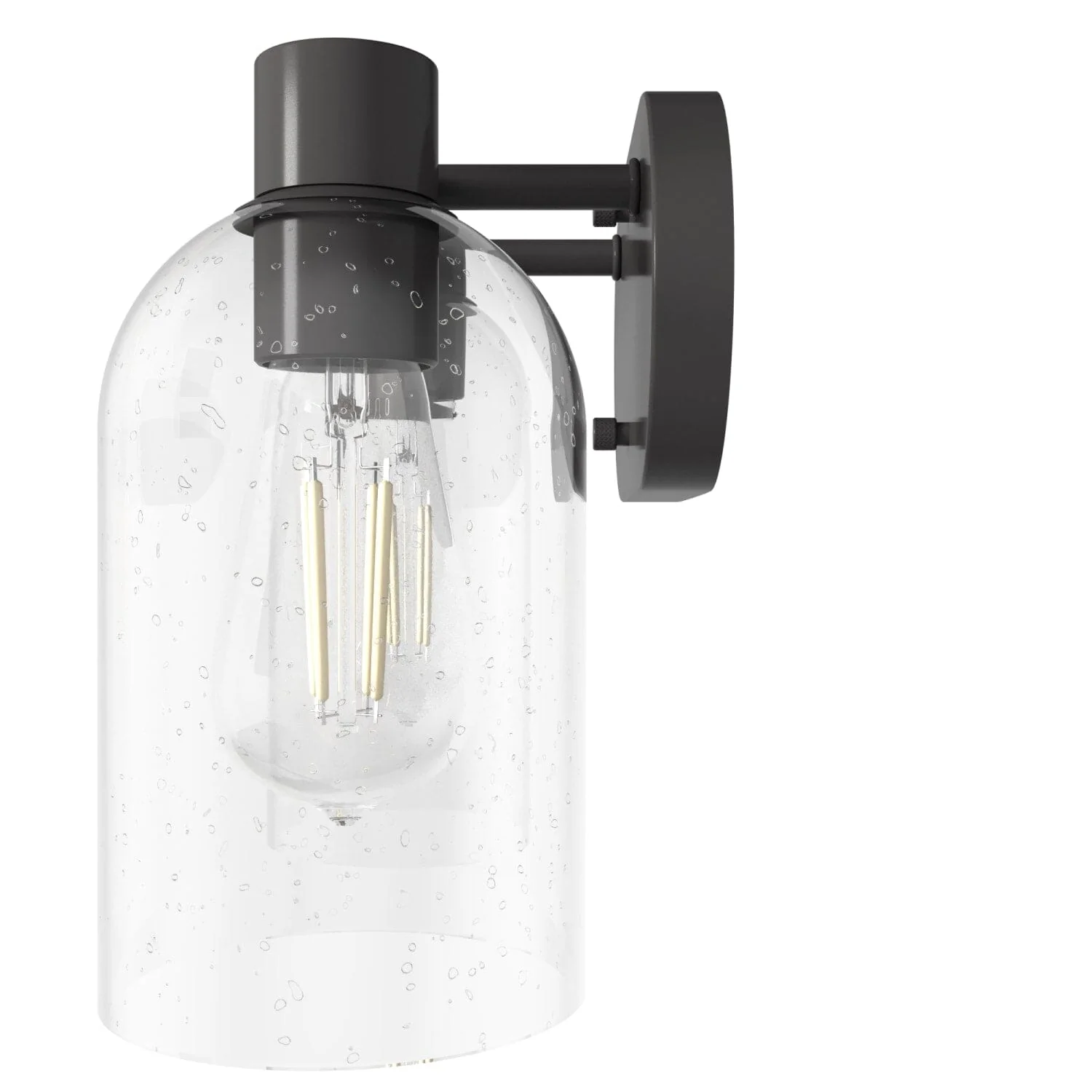 Lochemeade Clear Seeded Glass 2 Light Vanity 15 Lochemeade Clear Seeded Glass 2 Light Vanity