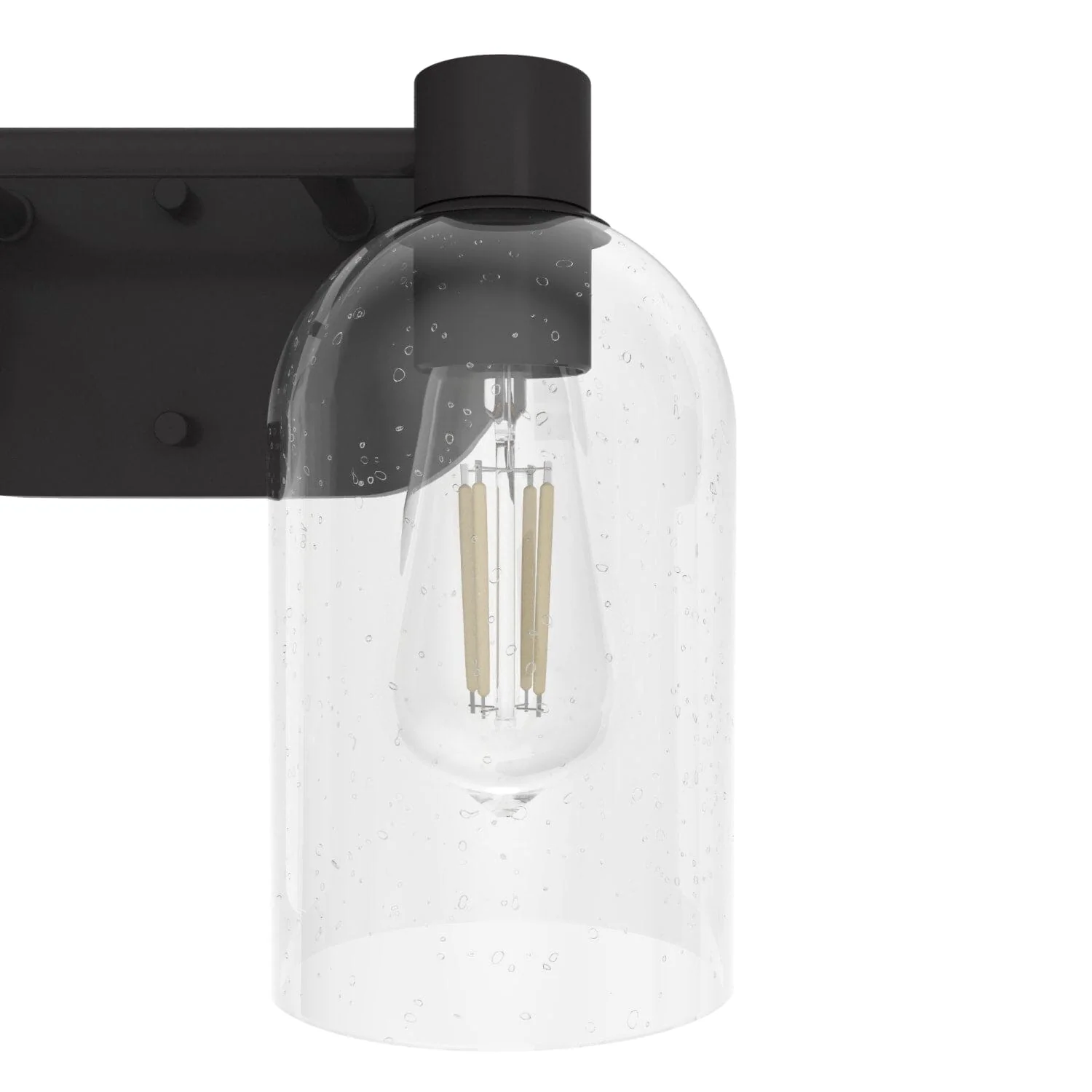 Lochemeade Clear Seeded Glass 2 Light Vanity 17 Lochemeade Clear Seeded Glass 2 Light Vanity