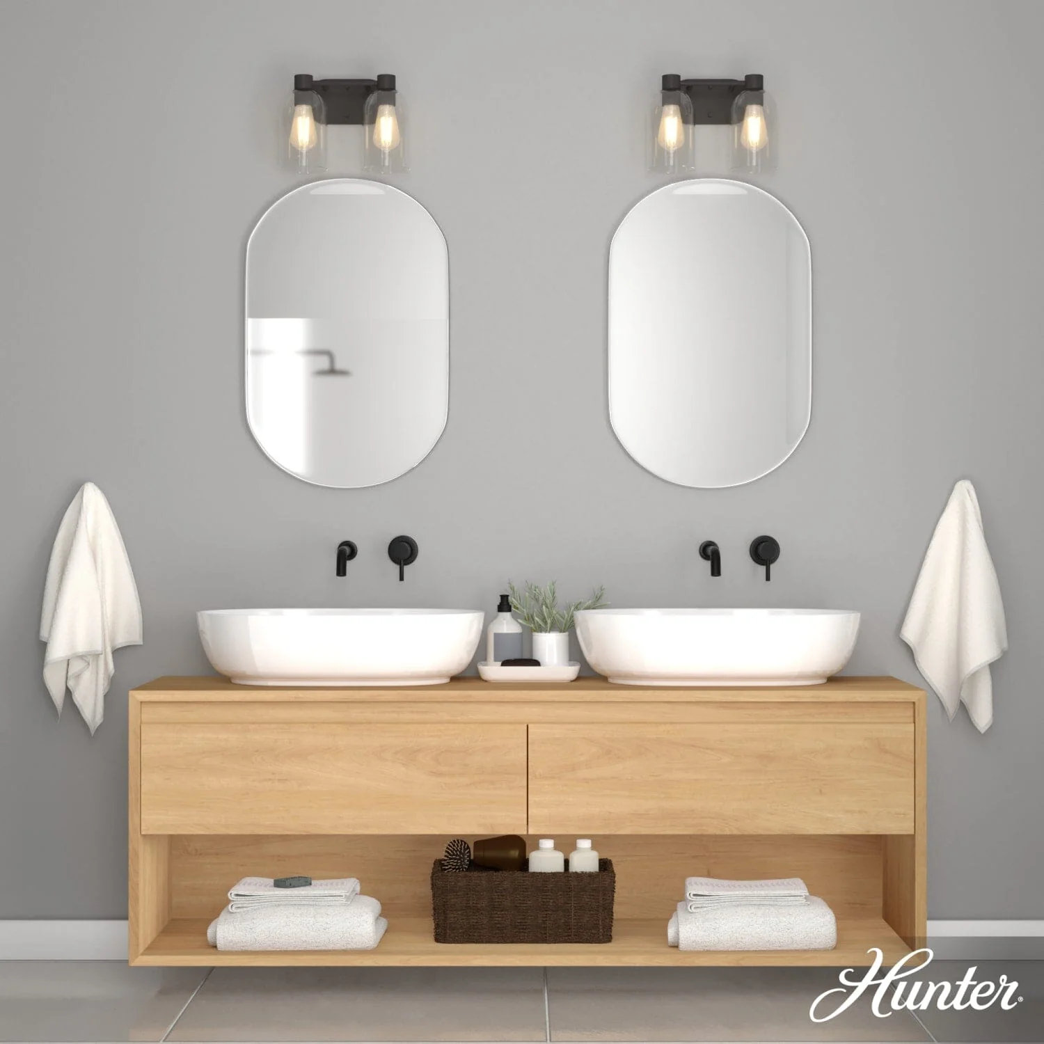 Lochemeade Clear Seeded Glass 2 Light Vanity 4 Lochemeade Clear Seeded Glass 2 Light Vanity