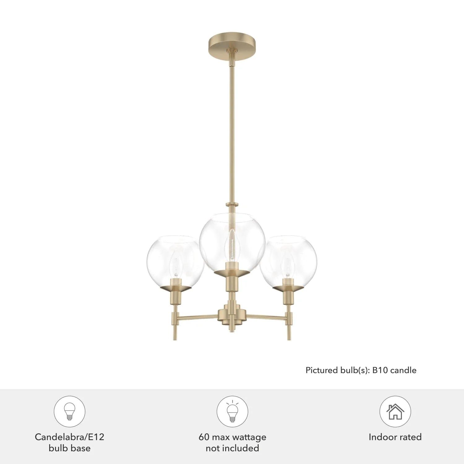 Xidane 3 Light Chandelier 5 Xidane 3 Light Chandelier