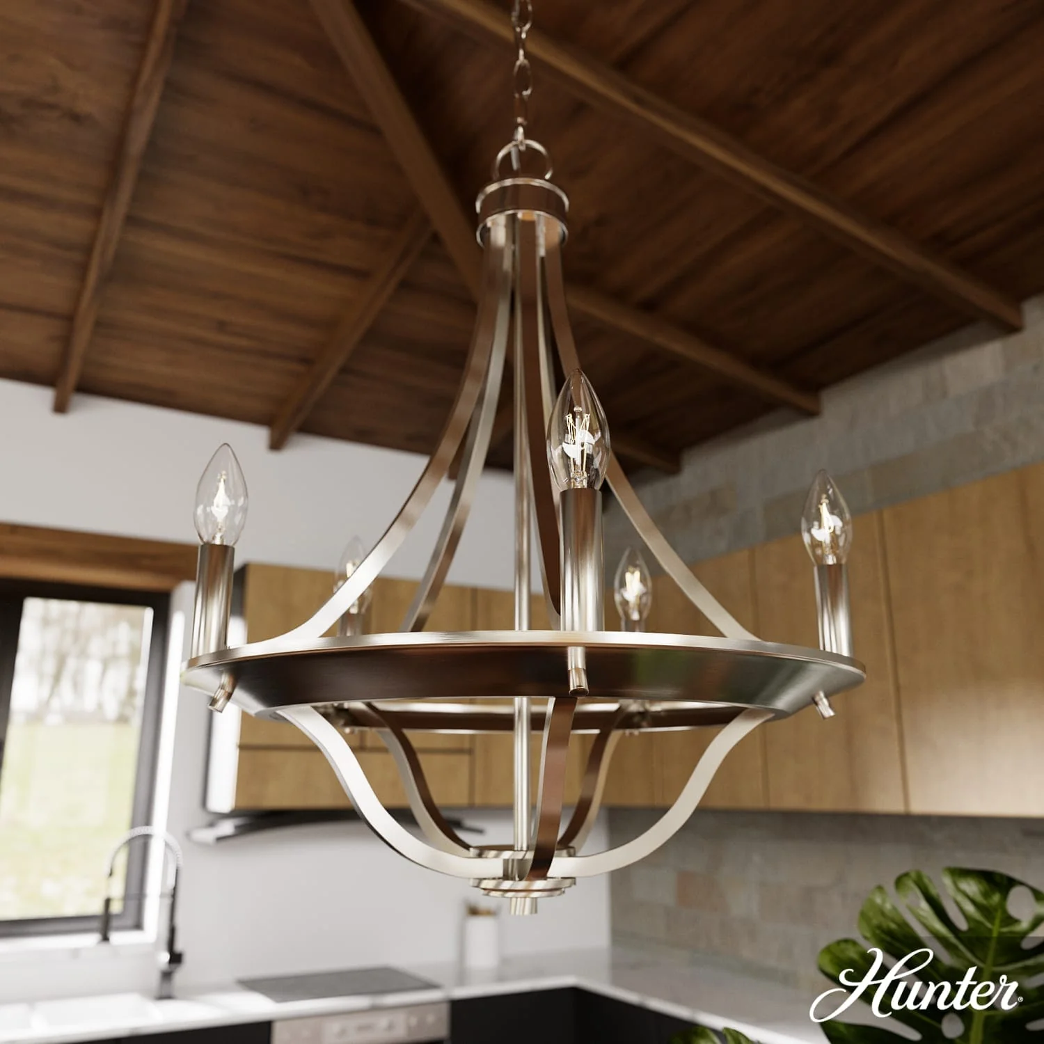 Perch Point 5 Light Chandelier 1 Perch Point 5 Light Chandelier