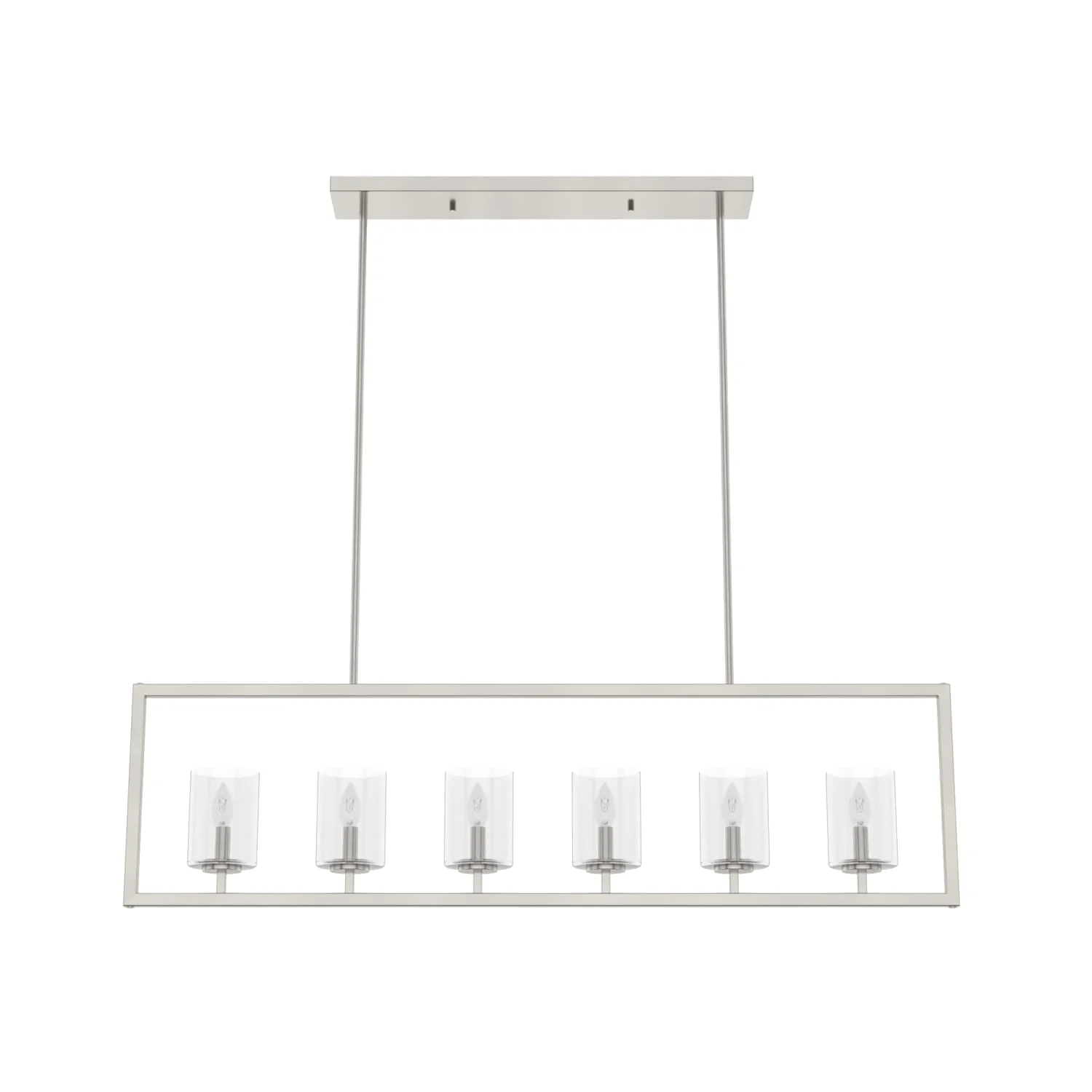 Kerrison 6 Light Linear Chandelier 12 Kerrison 6 Light Linear Chandelier