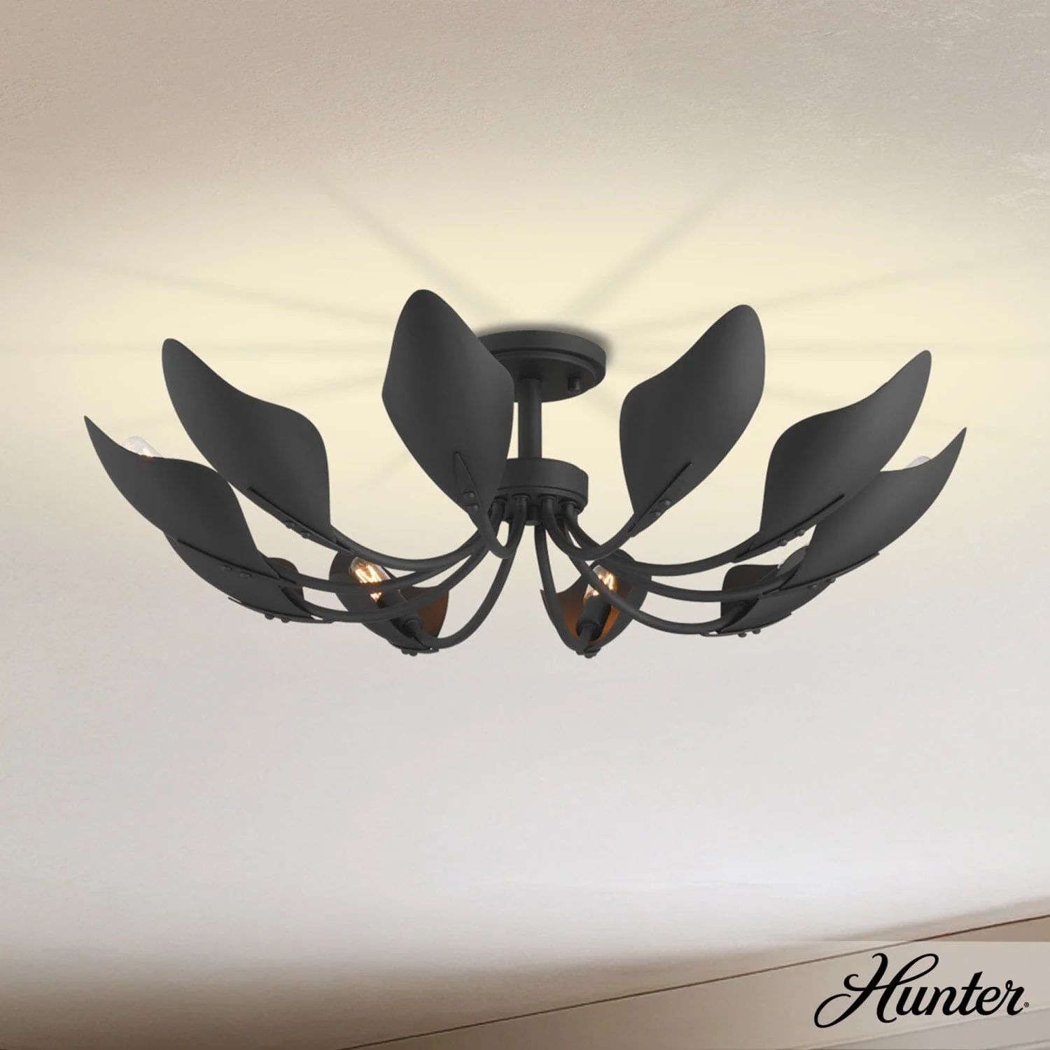 Juneway 10 Light Large 28 Inch Flush Chandelier 1 Juneway 10 Light Large 28 Inch Flush Chandelier