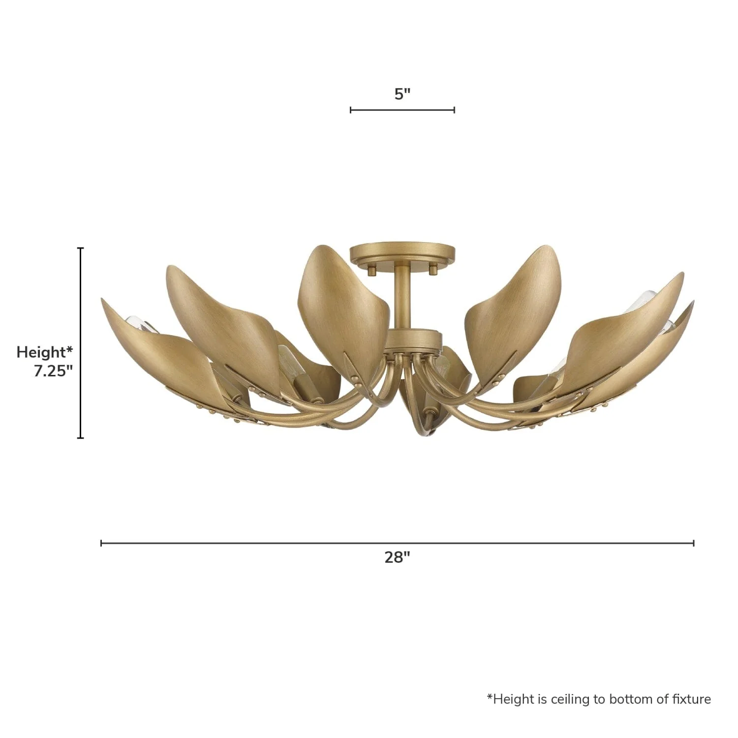 Juneway 10 Light Large 28 Inch Flush Chandelier 8 Juneway 10 Light Large 28 Inch Flush Chandelier