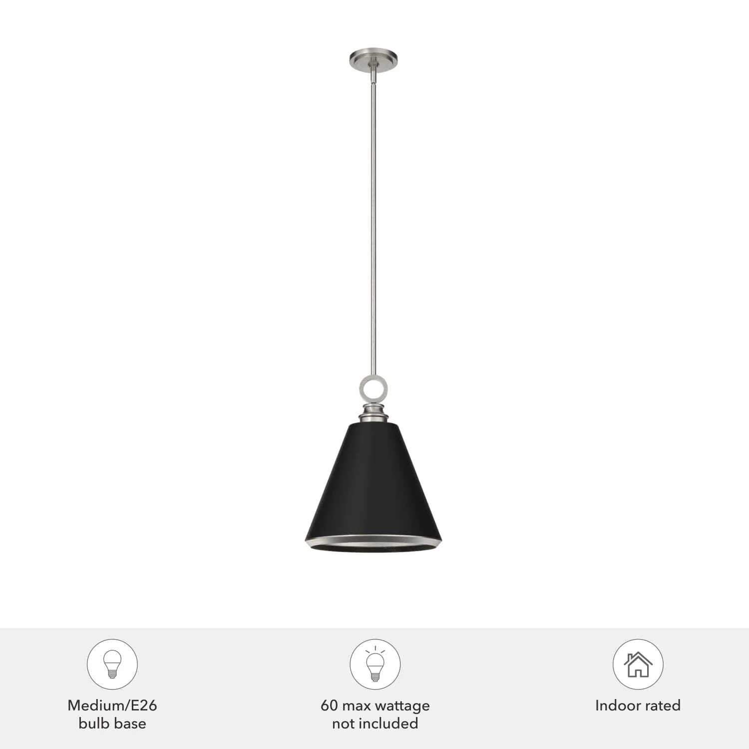 Klein 1 Light Metal 13 inch Pendant 5 Klein 1 Light Metal 13 inch Pendant
