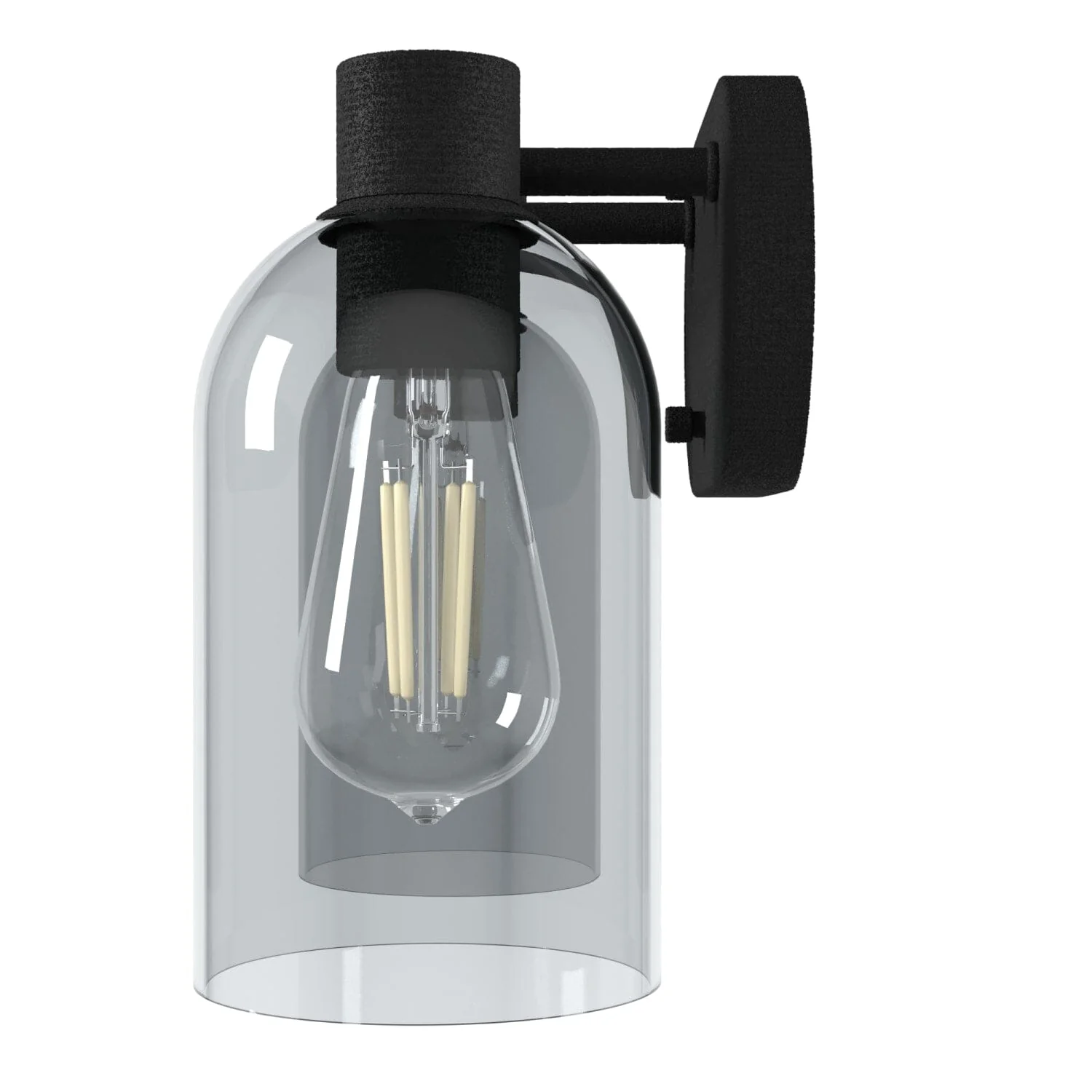 Lochemeade Smoked Glass 2 Light Vanity 7 Lochemeade Smoked Glass 2 Light Vanity